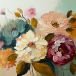 Vintage Flower Painting